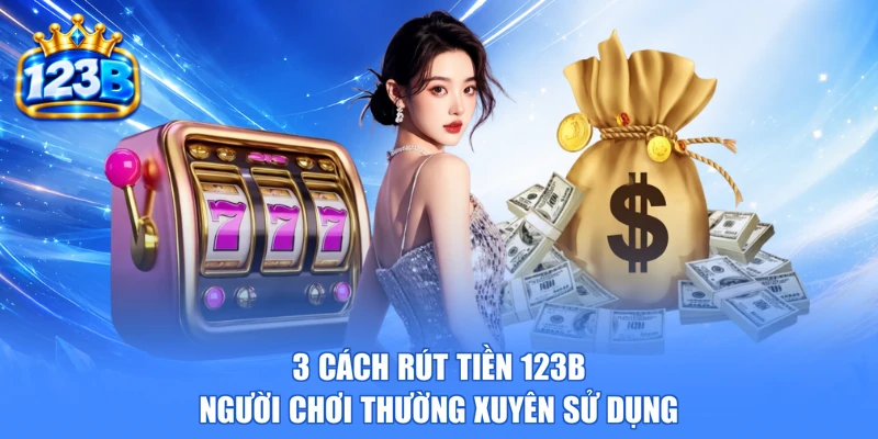 3 cách rút tiền 123b người chơi thường xuyên sử dụng