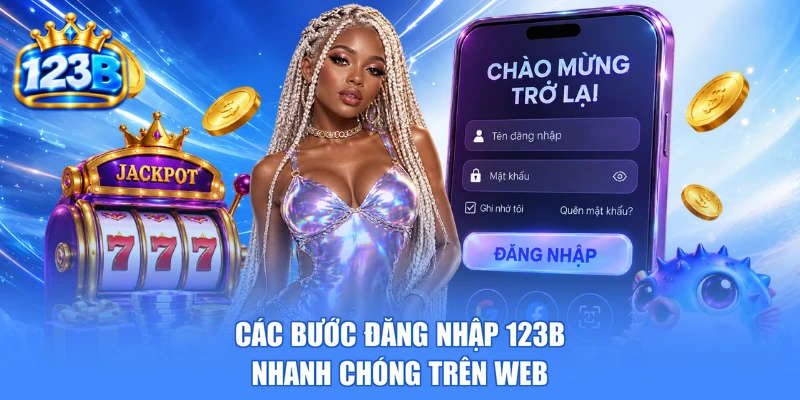 Các bước đăng nhập 123b nhanh chóng trên web