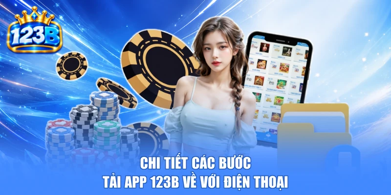 Chi tiết các bước tải app 123b về với điện thoại