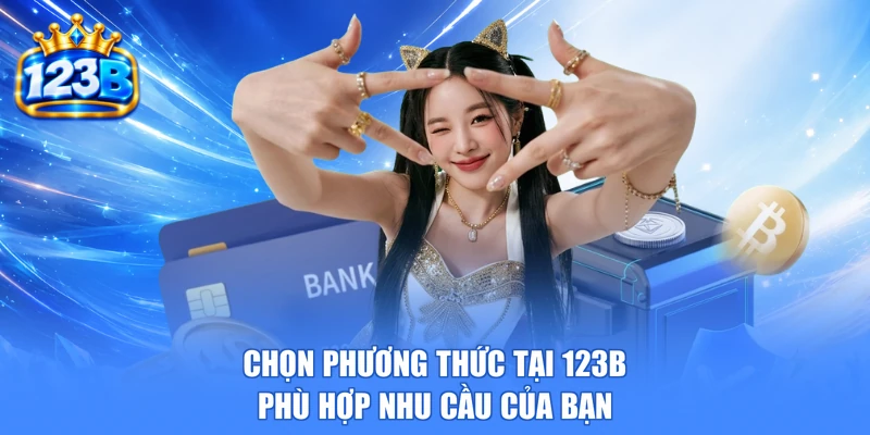 Chọn phương thức tại 123b phù hợp nhu cầu của bạn