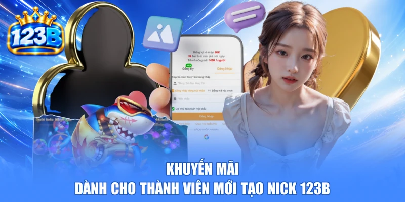Khuyến mãi dành cho thành viên mới tạo nick 123b