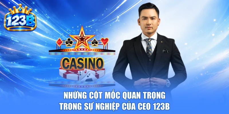 Những cột mốc quan trọng trong sự nghiệp của CEO 123b