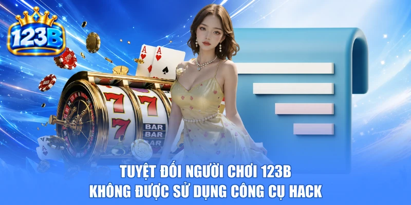 Tuyệt đối người chơi 123b không được sử dụng công cụ hack